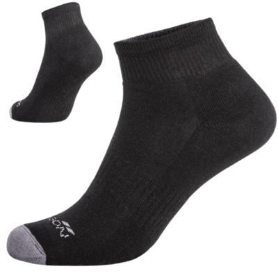 EL14013-01-Fekete-42-44 Pentagon Low Deck Zokni (410)
