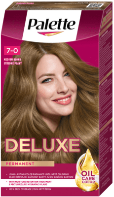 Palette 2571365 Deluxe 7-0 (400) Sredne plavý 50 ml