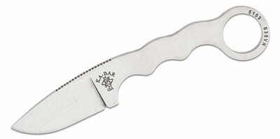 KA-BAR KB-5103 SNODY SNAKE CHARMER nůž na krk 5,7 cm, celoocelový, plastové pouzdro, paraord, korále