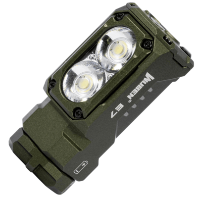 Wuben E7 6500K ARMY GREEN svítilna 1800lm, zelená