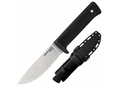 Cold Steel 36CB 3V Master Hunter lovecký nôž 11,4 cm, čierna, Kraton, puzdro Secure-Ex