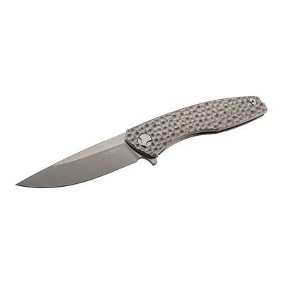 Herbertz 593013 jednoruční kapesní nůž 10cm, titan, CNC povrchová struktura