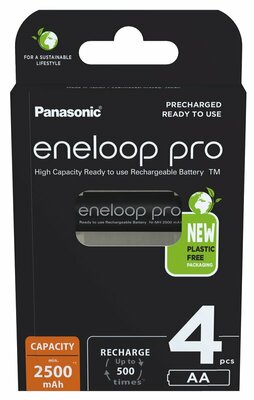 Panasonic Eneloop PRO EKO AA nabíjacie batérie 4ks (BK-3HCDE/4BE)