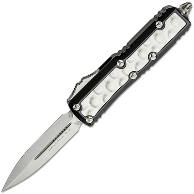 Microtech 126-10BIS Utx-85 Daytona Brute automatický nôž 7,9 cm, Stonewash, čierna, hliník