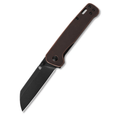 QSP Knife QS130-L Penguin Copper Black Stonewashed kapesní nůž 7,8 cm, měď