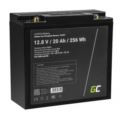 Green Cell CAV07 LiFePO4 baéria 12V 12.8V 20Ah