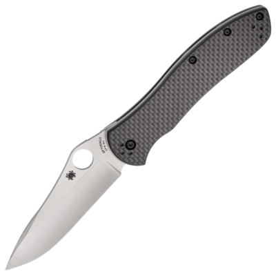 Spyderco C134CFP2 Bradley Folder 2 vreckový nôž 9,1 cm, uhlíkové vlákno, G10, spona