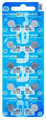 Renata 395 knoflíková baterie 1,55V 9,5x2,7mm 10ks 4088