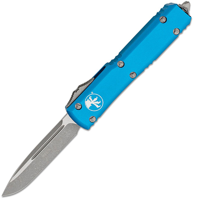 Microtech 121-10APBL Ultratech Blue automatický nůž 8,8 cm, Apocalyptic, modrá, hliník