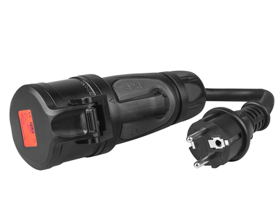 Green Cell EVAK01 adaptér Red CEE 16A 400V 5P na 230V Schuko zásuvku 