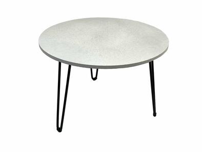 LC-L1-HG Luma betonasztal – világosszürke, sima, világító