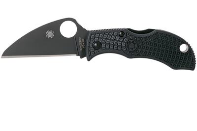 MBKWPBK Spyderco Manbug Wharncliffe Black Blade