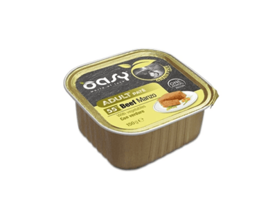 OAWGDABV0015 Oasy Pate Grain Free Adult Beef with Vegetables 150g