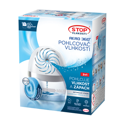 2627081 Ceresit STOP VLHKOSTI AERO 360° přístroj, bílý, 450g