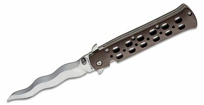 Cold Steel 26SK4 4" Ti-Lite Sima zsebkés 10,2 cm, barna, Zy-Ex