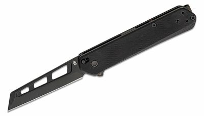 Gerber Spire AO - G10 minimalistický vreckový nôž 7,4 cm, celočierny, G10