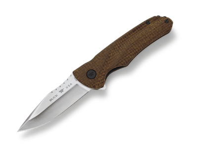 Buck BU-0841BRS1Sprint Pro Zsákvászon zsebkés 8 cm, barna, Micarta