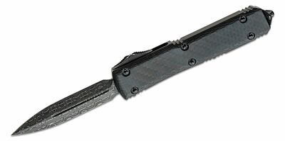 Microtech 122-16CFS Ultratech Damascus automatický nůž 8,8 cm, damašek, hliník, uhlíkové vlákno