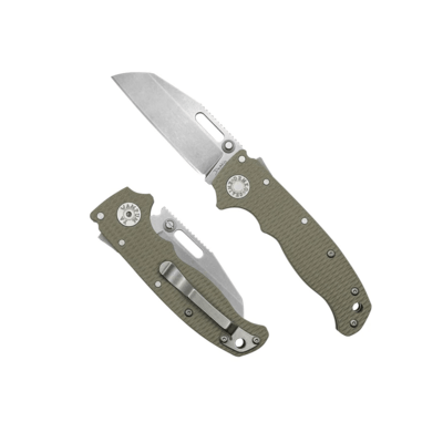 205-S35-SFCT Demko Knives AD20.5 - Shark Foot G10 - Coyote Tan S35VN