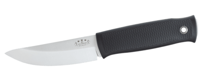 Fällkniven H1zElmax poľovnícky nôž 10 cm, čierna, Thermorun, puzdro zytel