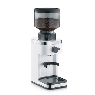 GRAEF CM501EU Kónický mlynček na kávu, biela farba