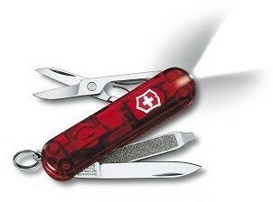Victorinox 0.6228.T SwissLite Ruby multifunkční nůž 58 mm, transparentní tmavě červená, 7 funkcí