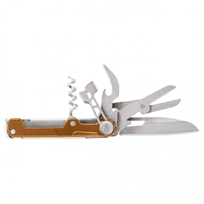 Gerber 30-001582 ArmBar Cork Orange multifunkčný nôž 6,5 cm, oranžová, 9 funkcií 