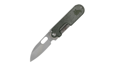 Fox Knives BF-719 MI Bean Gen2 Green vreckový nôž 5 cm, zelená, Micarta, oceľ 