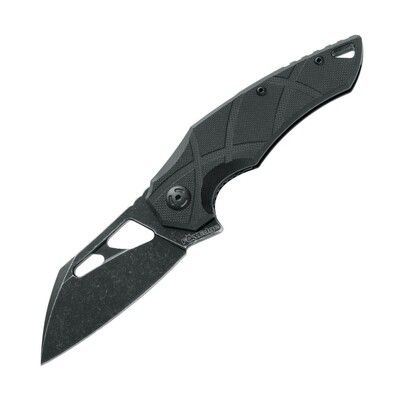 FOX knives FE-010 Edge Atrax kapesní nůž 8 cm, Stonewash, černá, G10 