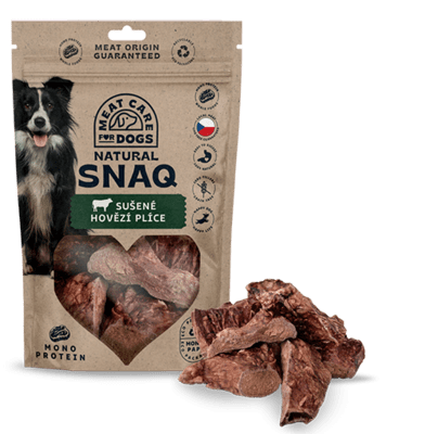 DOG SNAQ 99169 kiegészítő eledel kutyáknak - szárított marhatüdő 200G