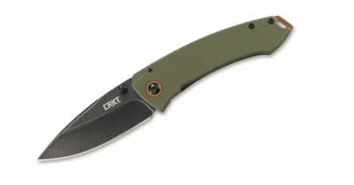 CRKT CR-2520 TUNA™ OD GREEN vreckový nôž 8,2 cm, zelená, Stonewash, G10
