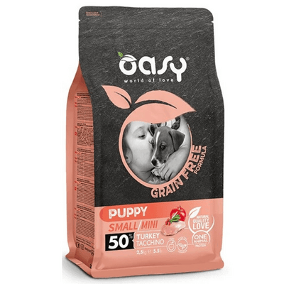 OADGDPTS0250 Oasy Grain free Puppy Small/Mini TURKEY 2,5kg