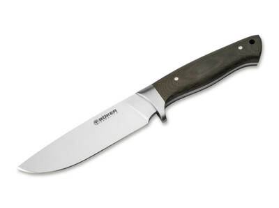 Böker Arbolito 02BA351M Hunter vadászkés 12 cm, zöld, Micarta, bőrtok