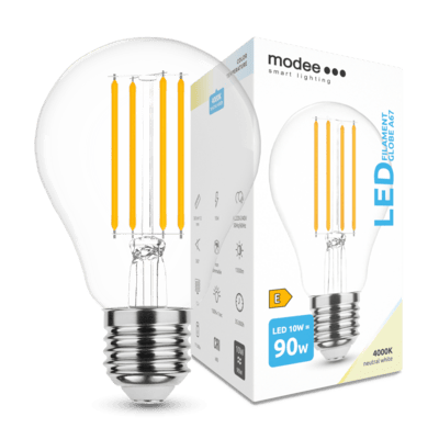 Modem LED izzó izzóspirál A67 10W E27 4000K