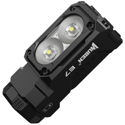 Wuben E7 6500K BLACK svietidlo 1800lm, čierna