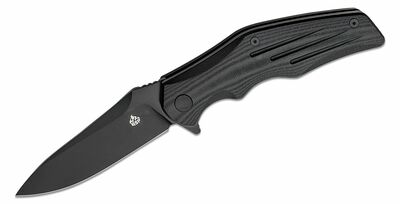 QSP Knife QS105-C Pangolin Black kapesní nůž 9,5 cm, černý titan, černá, G10