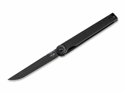 Böker Plus 01BO689 KAIZEN ALL BLACK kapesní nůž 7,5 cm, celočerná, G10, spona
