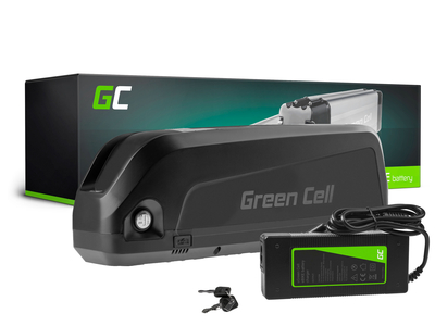 Green Cell EBIKE77STD baterie pro elektrokola 36V 20Ah, spodní rámová trubka, nabíječka