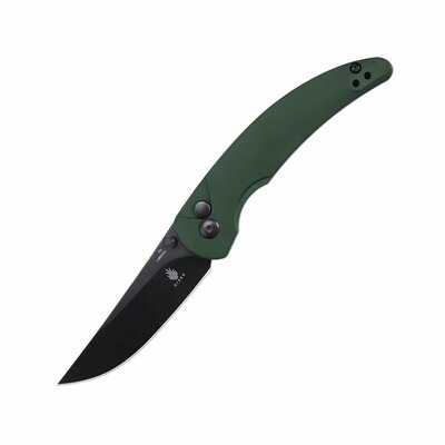 V3601A1 Kizer Chili Pepper Black Blade, Green Aluminium