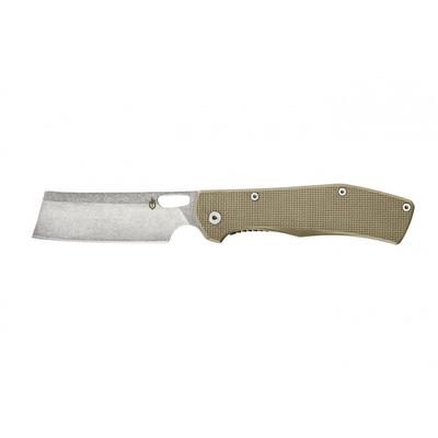 Gerber 31-003686 Flatiron Cleaver kapesní nůž - sekáček 9,2 cm, Stonewash, hnědá, G10