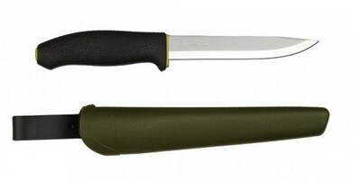 Morakniv 12475 748MG Stainless Steel vonkajší nôž 14,8 cm, čierna, plast, guma, plastové puzdro