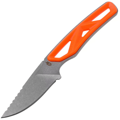 Gerber 30-001799 Exo-Mod Caper Orange lovecký nůž 8,3 cm, Stonewash, oranžová, plast, pouzdro