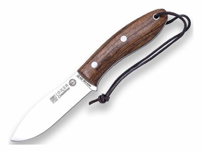 JOKER CN114 Canadiense vonkajší nôž 10,5 cm, orechové drevo, kožené puzdro