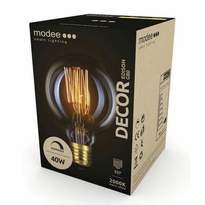 Modee Smart žiarovka Decor Edison G80 40W E27 extra teplá biela