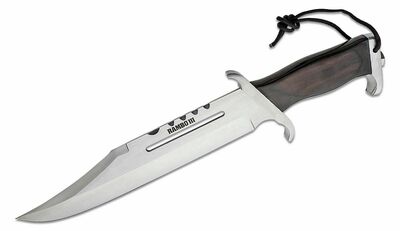 Rambo 9296 III Standard Edition sběratelský nůž 33 cm, tvrzené dřevo, kožené pouzdro