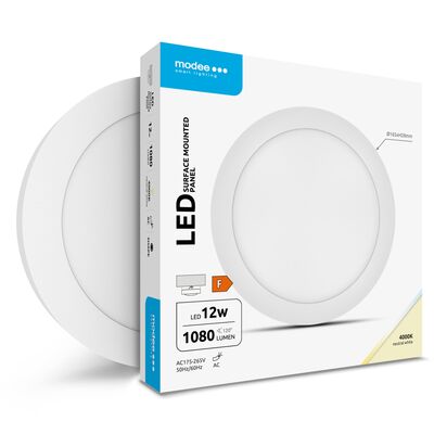 Modee LED okrúhly stropný panel - montovateľný 12W 1080lm neutrálna biela (ML-LPR4000K12WA2N) 
