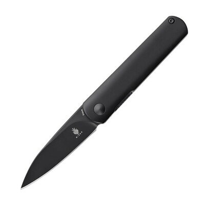 Kizer Ki3499A5 Feist Titanium zsebkés 7 cm, teljesen fekete, titán