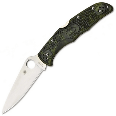 Spyderco C10ZFPGR Endura 4 Zome Green vreckový nôž 9,7 cm, Satin, zelená, FRN