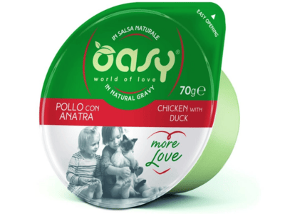 OAWLCPAP0007 Oasy More Love csirke és kacsa (csésze) 70g