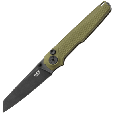MKM MK MI-AGB MIURA zsebkés 6,9 cm, sötét kőmosott, zöld, alumínium